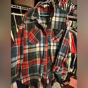 Maurice’s Fleece Shacket EUC Sz XL